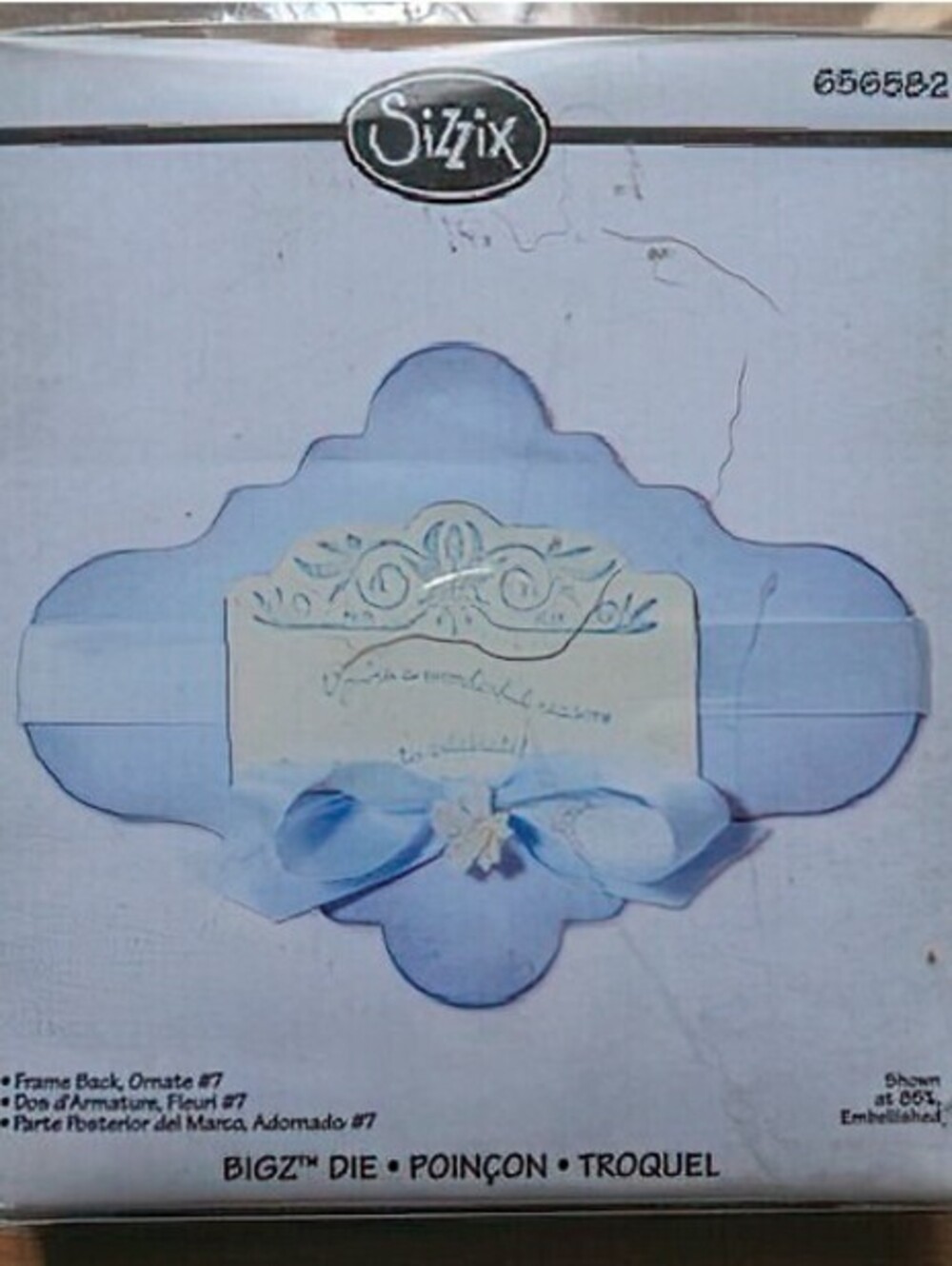 NEW Sizzix - BIGZ Die - Frame Back - Ornate #7